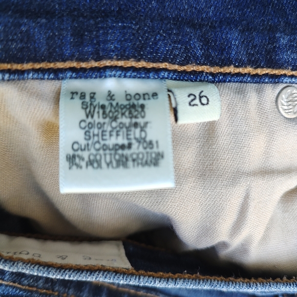 Ladies Rag & Bone skinny jeans size 26 - Picture 6 of 9